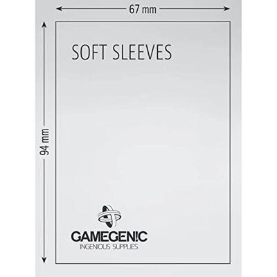 GameGenic - Soft Card Sleeves Transparant (100 stuks)