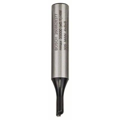 Bosch Accessories 2608628377 Groeffrees Hardmetaal Lengte 51 mm Afmeting, Ø 4 mm Schachtdiameter 8 mm Bosch Accessories 2608628377 Groeffrees Hardmetaal Lengte 51 mm Afmeting, Ø 4 mm Schachtdiameter 8 mm