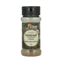 Cook Zwarte peper gemalen bio 45 Gram - thumbnail