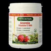 Fytostar Acerola vitamine C 500 kauwtablet 150 Tabletten - thumbnail