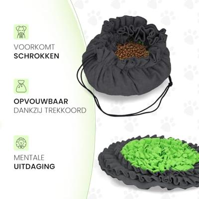 Eat Slow Live Longer Snuffle Mat Groen