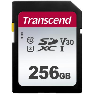 Transcend Premium 300S SDXC-kaart 256 GB Class 10, UHS-I, UHS-Class 3, v30 Video Speed Class