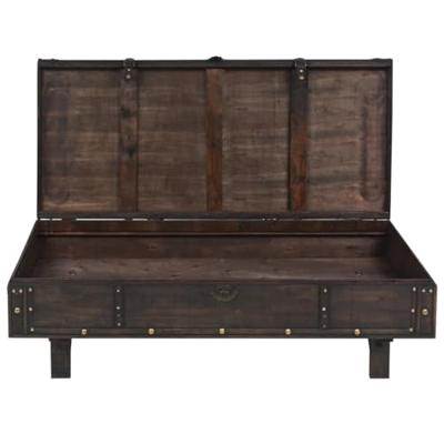 Salontafel vintage stijl 120x55x35 cm massief acaciahout