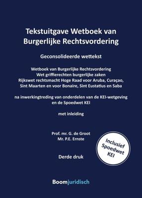 Tekstuitgave Wetboek van Burgerlijke Rechtsvordering - Dineke de Groot, Pauline Ernste - eBook (9789460942167)