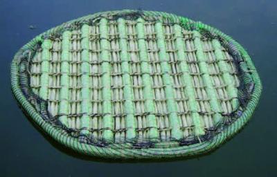 Drijvend planteneiland rond 41 cm plaats voor 10 jonge planten