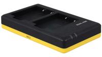 Duo oplader voor 2 camera accu's Fujifilm NP-W126 / NP-W126S - thumbnail