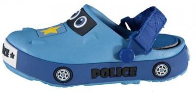 XQ Footwear tuinklompen Politieauto junior rubber blauw maat 25 26 XQ Footwear tuinklompen Politieauto junior rubber blauw maat 25 26