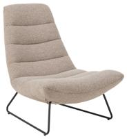 Sohome Fauteuil 'Otis' Bouclé, kleur Beige - thumbnail
