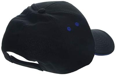 Beechfield CB15C Ultimate 5 Panel Cap - Sandwich Peak - Black/Bright Royal - One Size Beechfield CB15C Ultimate 5 Panel Cap - Sandwich Peak - Black/Bright Royal - One Size