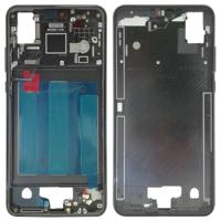 Front behuizing LCD-frame bezel voor Huawei P20 (zwart) - thumbnail