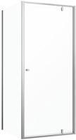 Sealskin Contour draaideur met zijwand 90x90 cm, 200 cm hoog, RVS, 6 mm helder veiligheidsglas CCD180906325100 - thumbnail