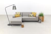 Boavista Sunbrella loungebank chaise longue - Nature Grey - 2-delig - rechts - thumbnail