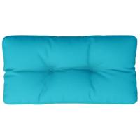 VidaXL Palletkussen 70x40x12 cm stof turquoise - thumbnail