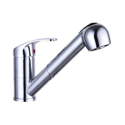 SCHÜTTE eenknopsmengkraan uittrekbare uitloop diziani chroomkleurig