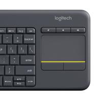 Toetsenbord Logitech K400 Plus Tv Zwart Qwerty Spaans QWERTY - thumbnail