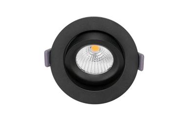 Artdelight Dim-to-warm inbouwspotSpecial zwart - DL 4109 BL DTW