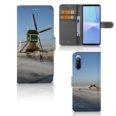 Sony Xperia 10 III | Flip Cover | Schaatsers Sony Xperia 10 III | Flip Cover | Schaatsers