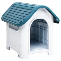 VidaXL Hondenhok 59x75x66 cm polypropeen blauw - thumbnail