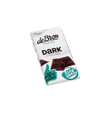 De Bron Suikervrije Tablet Dark Chocolate