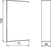 OBO Bettermann 6279764 Afdekking 1 stuk(s) Zuiver wit - thumbnail