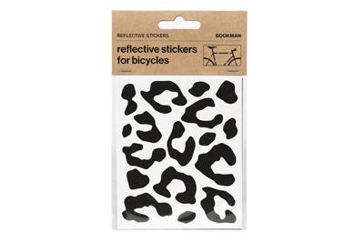 Bookman Reflective Leopard Print Stickers - Zwart Bookman Reflective Leopard Print Stickers - Zwart