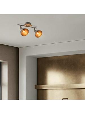 Home sweet home LED opbouwspot Denver 2L - hout Home sweet home LED opbouwspot Denver 2L - hout