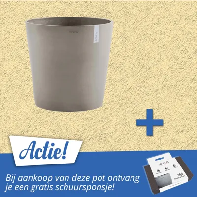 Ecopots Amsterdam Bloempot Ø 60 cm - Taupe Ecopots Amsterdam Bloempot Ø 60 cm - Taupe