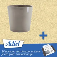 Ecopots Amsterdam Bloempot Ø 60 cm - Taupe - thumbnail