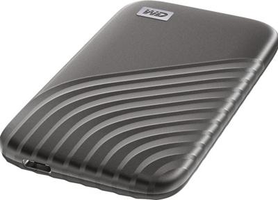 Western Digital My Passport 4 TB Externe SSD harde schijf USB-C Grijs WDBAGF0040BGY-WESN Western Digital My Passport 4 TB Externe SSD harde schijf USB-C Grijs WDBAGF0040BGY-WESN