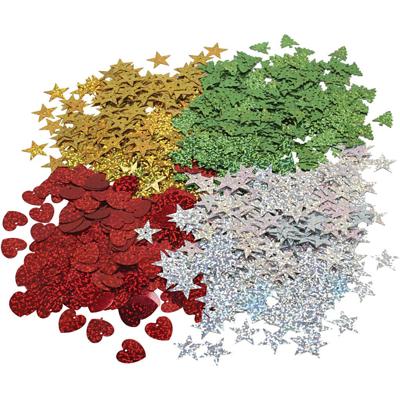 Pailletten, afm 14-16 mm, 4x20 gr/ 1 doos