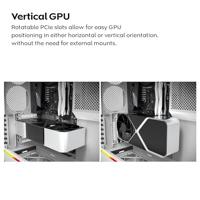 MONTECH Midi-tower Behuizing, Gaming-behuizing, PC-behuizing Wit - thumbnail