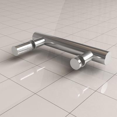 Losse Deurgreep Type 2 Chroom Aqua Splash Losse Deurgreep Type 2 Chroom Aqua Splash