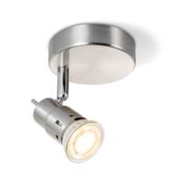 Light depot - LED opbouwspot Cilindro Ø 9,5 cm - mat staal - Outlet - thumbnail