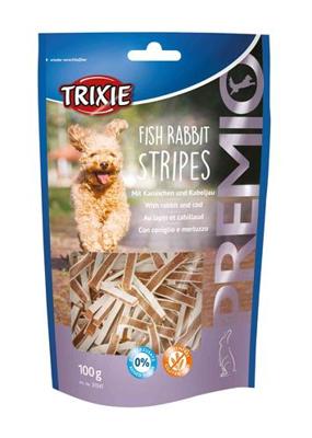 TRIXIE PREMIO FISH RABBIT STRIPES 100 GR 6 ST TRIXIE PREMIO FISH RABBIT STRIPES 100 GR 6 ST