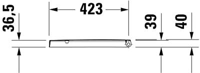 Duravit ME by Starck WC-zitting 43.8x37.4x5.1cm compact met softclose met quickrelease Kunststof wit Glanzend 0020190000 - thumbnail