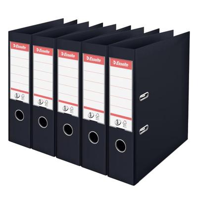 Ordner esselte vivida no.1 multipack 75mm a4 5 zw | 4 stuks Ordner esselte vivida no.1 multipack 75mm a4 5 zw | 4 stuks