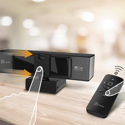 j5create USB 4K Ultra HD Webcam 5x Digital Zoom R
