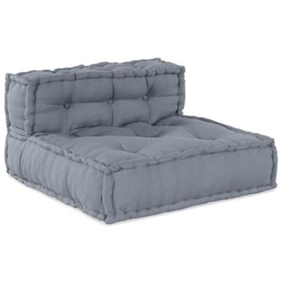 VidaXL Modulair bank grijs 70 x 70 x 56 cm stof VidaXL Modulair bank grijs 70 x 70 x 56 cm stof