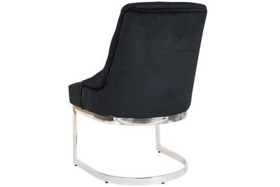 Keukenstoel DKD Home Decor Zwart Zilverkleurig 60 x 58 x 93 cm