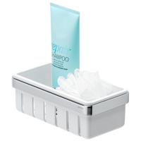 Geesa Frame Douchemand 21cm Wit / Chroom 918801-02 - thumbnail