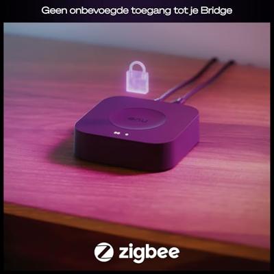 Philips Hue Bridge Pro, Smart Light Hub, draadloos, geavanceerde versleuteling, ondersteunt 150+ lampen en 50 accessoires, werkt met Apple Home, Amazon Alexa, Google Assistant, Samsung SmartThings