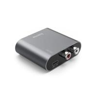 Hama Audio-omzetter, digitaal naar analoog (voor het aansluiten van hifi-installatie, versterker, hoofdtelefoon, 2 x digitale ingang optisch/coaxiaal, 1 x analoge uitgang Line Out, voor het achteraf - thumbnail