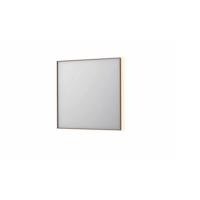 Spiegel INK SP32 80x4x80 cm Incl. Indirect LED-Verlichting Rondom en Spiegelverwarming Geborsteld Koper - thumbnail