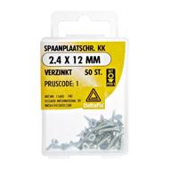 Spaanplaatschr. kk 4.0 70mm verzinkt 10 st. Deltafix - Deltafix - thumbnail