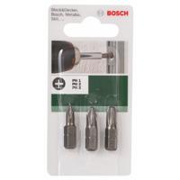 Bosch Accessoires 3-delige schroefbitset Standard | PH1, PH2 en PH3 | 25 mm - 2609255964 - thumbnail