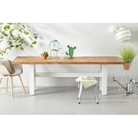 Hartman Tuintafel 'Sophie Yasmani' Teakhout, 240 x 100cm, kleur Naturel/Wit - thumbnail