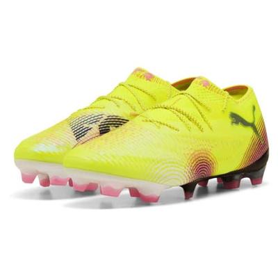 PUMA Future 8 Ultimate Low Gras Voetbalschoenen (FG) Geel Zwart Roze PUMA Future 8 Ultimate Low Gras Voetbalschoenen (FG) Geel Zwart Roze
