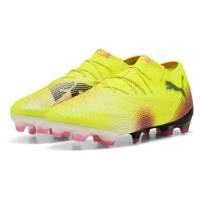 PUMA Future 8 Ultimate Low Gras Voetbalschoenen (FG) Geel Zwart Roze - thumbnail
