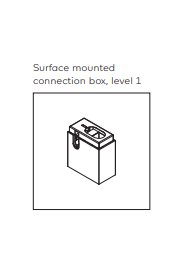 Kreon - Surface mounted connection box, level 1, 24Vdc, wit