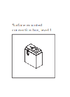 Kreon - Surface mounted connection box, level 1, 24Vdc, wit - thumbnail